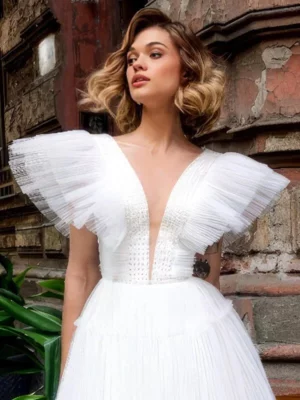 Jednoduché Svatební Šaty Hnědé 6 robe de mariee champetre chic tulle 2 turbo 4c0882a3 287b 4701 8850 c6fe1bc0b36d 236739 5000x
