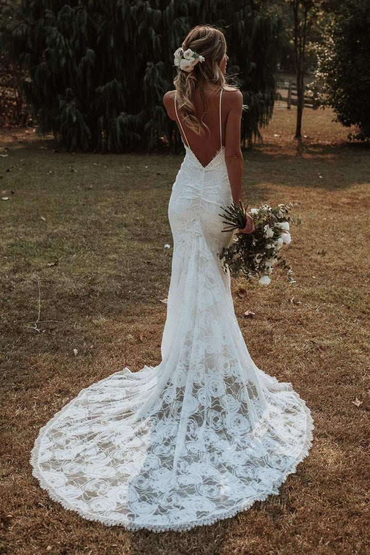 Boho Styl Svatební Šaty Víla 4 Svatební Šaty Boho Okvětní Dotek