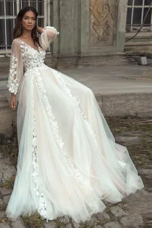 robe de mariee boheme chic tulle 720x
