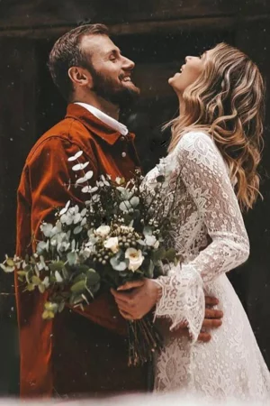 Svatební Šaty Boho Krásná a Svobodná