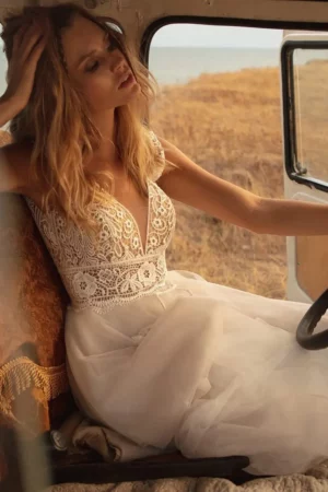 Svatební Šaty Boho Volnost a Elegance