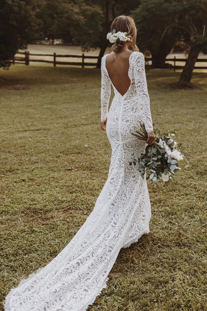 Bilo Růžové Šaty Svatební 5 Svatební Šaty Boho Volná Elegance