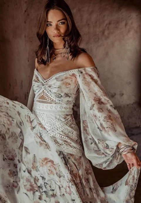 Svatební Šaty Boho Prodej 1 Svatební Šaty Boho Sluncem Zalitá Nevěsta