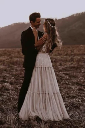 Svatební Šaty Boho Šaty Plné Lehkosti