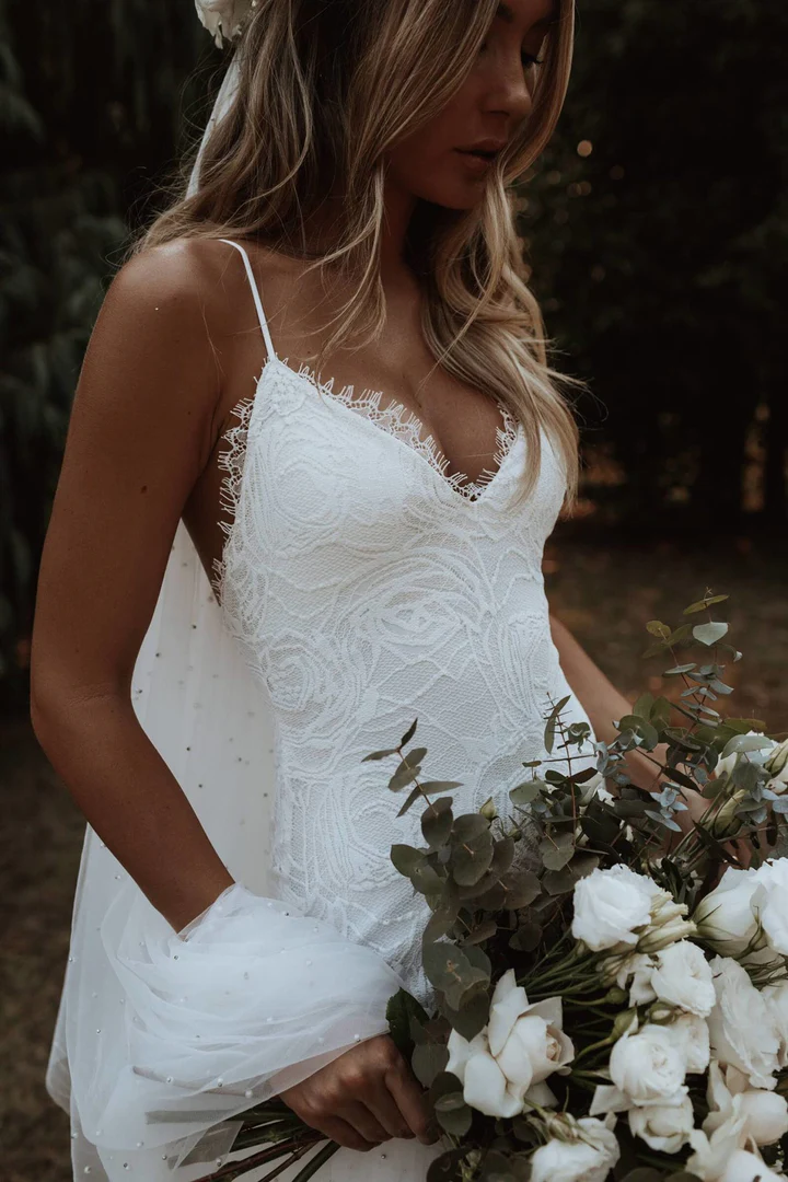 Boho Styl Svatební Šaty Víla 5 Svatební Šaty Boho Okvětní Dotek