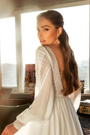 Bartošová Svatební Šaty 7 robe mariee boheme chic empire 720x