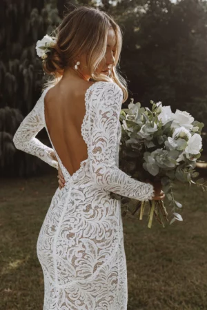 Bilo Růžové Šaty Svatební 9 Svatební Šaty Boho Volná Elegance