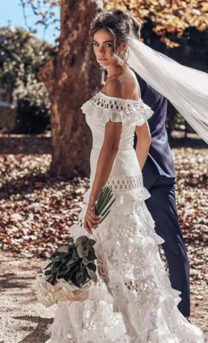 Boho Styl Svatební Šaty Víla 14 Svatební Šaty Boho Pro Moderní Vílu