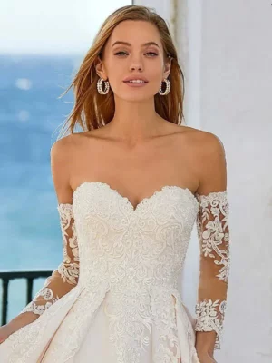 Bílé Společenské Šaty Svatební 6 robe de mariage princesse epaule denudee 2 turbo 0546b4a0 7945 462f 93d4 b2196f5530e5 991460 5000x