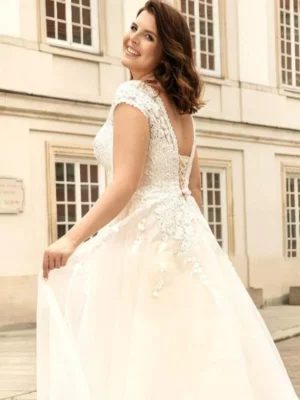 Svatební Šaty S Rukávy Pro Plnoštíhlé 7 robe de mariee fluide plus size 3 turbo dce97ed6 837b 4e06 9cbd e1b13926f268 238759 5000x