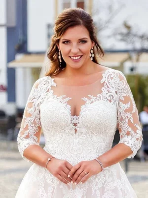 robe de mariee pour femme ronde avec manche 2 turbo 890976 5000x