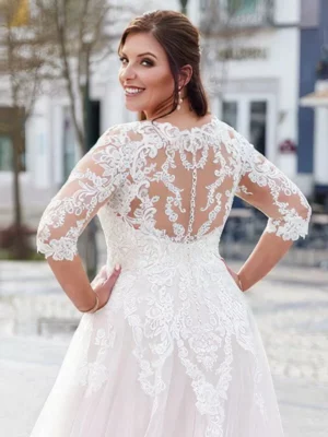 robe de mariee pour femme ronde avec manche 3 turbo 574670 5000x