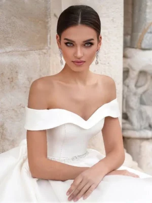 Bílé Svatební Šaty S Plisovanou Sukní 6 robe de mariee princesse chic 2 turbo 522704 5000x