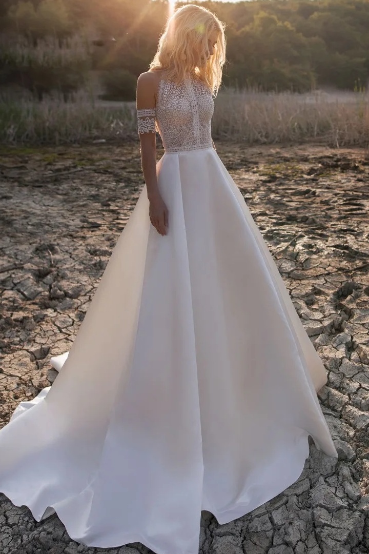 Boho Svatební Šaty 40-42 1 Svatební Šaty Boho Dotek Mraku