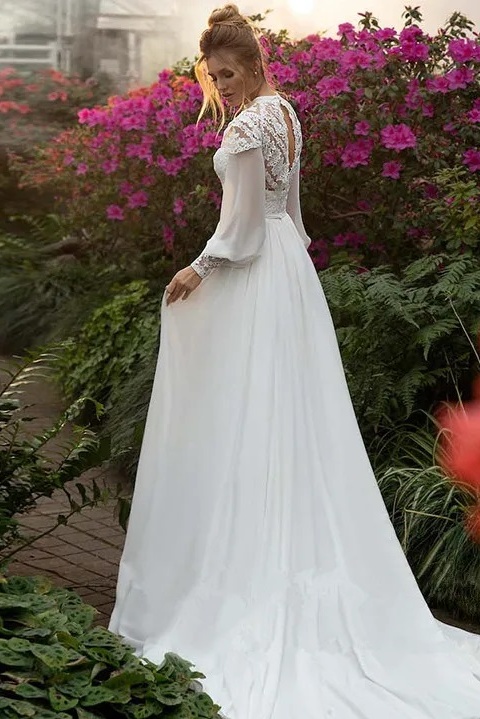 Boho Romantické Svatební Šaty 2 Svatební Šaty Boho Šepot Hvězd