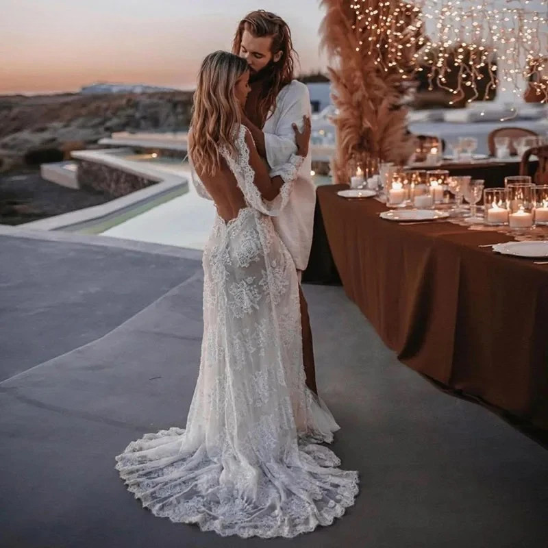 Boho Style Svatební Šaty 1 Svatební Šaty Boho Plamen Dne