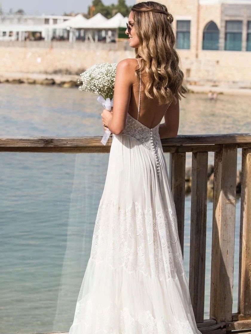 Boho Svatební Šaty Koupit 3 Svatební Šaty Boho Květ Mlhy